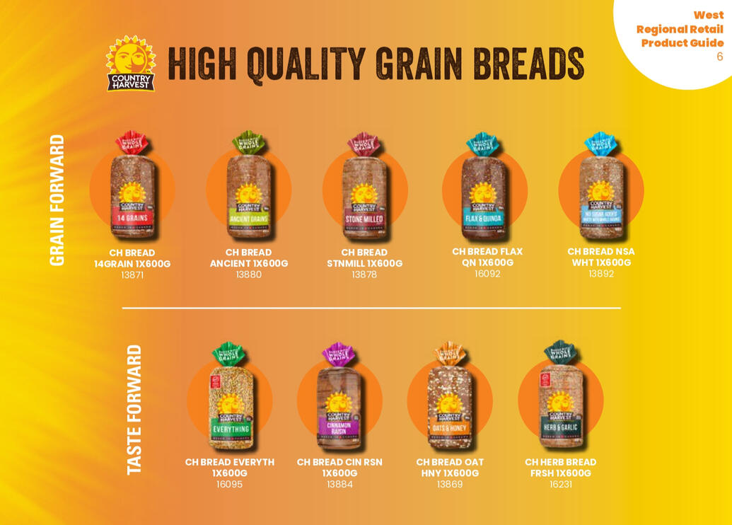 Country Harvest Grain Breads